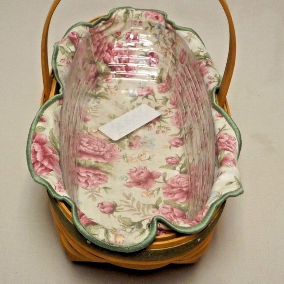 Longaberger 2001 May Series Peony Basket with Liner, Protector and Certificate - Picture 10 of 16